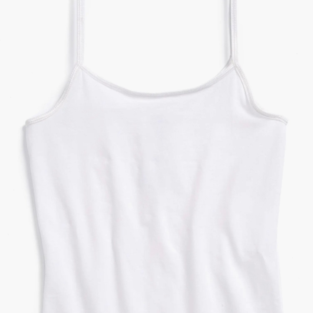 EUC bp x Nordstrom Long Cami Tank Top White Size 4X